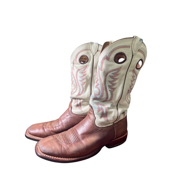 Justin Men’s Western Boots Size 9 EE – BR301 Bent Rail Trainor Camel